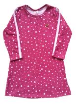 Vestido Infantil Manga Longa Abrange