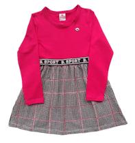 Vestido Infantil Manga Longa Brandili