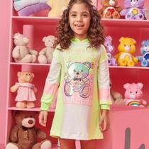 Vestido Infantil Manga Longa Em Molecotton Com Capuz Always - Kukiê Vestido Infantil Manga Longa Em Molecotton Com Capuz Always - Kukiê