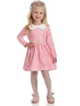 Vestido Infantil Manga Longa Em Suplex - Gueda Vestido Infantil Manga Longa Em Suplex - Gueda