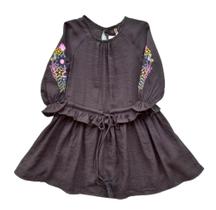 Vestido Infantil Manga Longa Infanti.