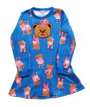 Vestido Infantil Manga Longa Milli & Nina