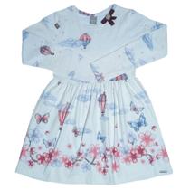 Vestido Infantil Manga Longa