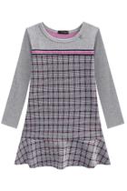 Vestido infantil manga longa ref 40451