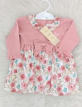 Vestido infantil manga longa tamanho 3