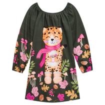 Vestido Infantil Mangas Longas Em Malha Fresh Happy Day - Infanti