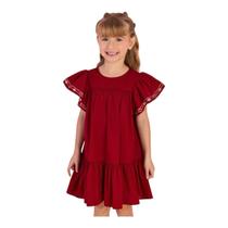 Vestido infantil marsala mon sucre 3126072