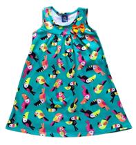 Vestido Infantil Meia Malha Pipa