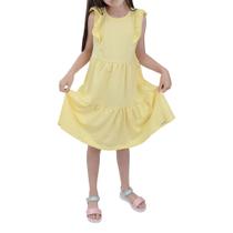 Vestido Infantil Menina Alakazoo Amarelo - 3990