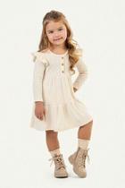 Vestido Infantil Menina Colorittá Natural 8 Vestido Infantil Menina Colorittá Natural 8
