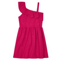 Vestido infantil menina com babado Brandili