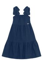 Vestido infantil menina com laço Mundi Vestido infantil menina com laço Mundi