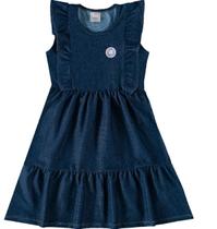 Vestido Infantil Menina Cotton Jeans