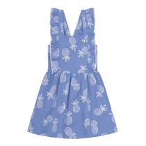 Vestido infantil menina de abacaxi Brandili