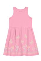 Vestido infantil menina de borboletas Brandili Vestido infantil menina de borboletas Brandili