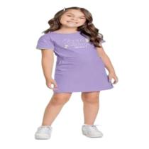 Vestido Infantil Menina Efeito Glitter e Strass Vestido Infantil Menina Efeito Glitter e Strass