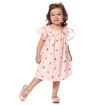 Vestido infantil menina em algodão bordado amada Vestido infantil menina em algodão bordado amada