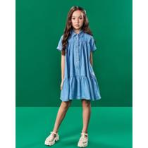Vestido Infantil Menina em Jeans Beli.me Vestido Infantil Menina em Jeans Beli.me