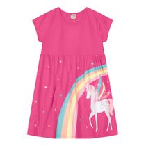 Vestido infantil menina em malha Brandili