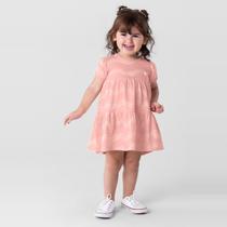 Vestido infantil menina em malha Brandili