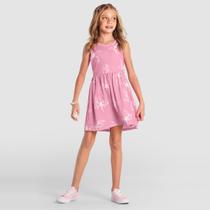 Vestido infantil menina em malha Brandili