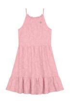 Vestido infantil menina em malha Brandili