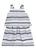 Vestido Infantil Menina Em Tecido De Fio Tinto Vestido Infantil Menina Em Tecido De Fio Tinto