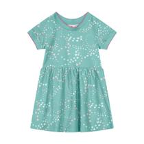 Vestido infantil menina estampado em cotton Brandili