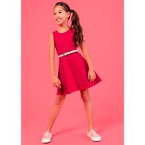 Vestido Infantil Menina Estampado Hering Kids