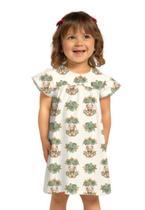 Vestido Infantil Menina Estampado Milon