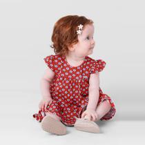 Vestido infantil menina estampado Mundi