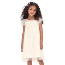 Vestido Infantil Menina Festa Brilho TrickNick Tule Casament