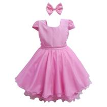 Vestido Infantil Menina Festa De Casamento Strass Brilho