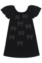 Vestido Infantil Menina Festa Luxo Preto Kukie 88295 Vestido Infantil Menina Festa Luxo Preto Kukie 88295