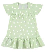 Vestido Infantil Menina Folhagem com Babados em Viscose Malwee Kids 6 Vestido Infantil Menina Folhagem com Babados em Viscose Malwee Kids 6