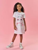 Vestido Infantil Menina Gatinha Sweet Rosa - Cinti