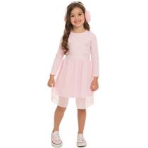 Vestido Infantil Menina Inverno Bailarina - By Gus Vestido Infantil Menina Inverno Bailarina - By Gus