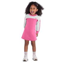 Vestido Infantil Menina Inverno Moletom Peluciado Confortável Sofisticado Moderno Kyly 1000057
