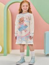 Vestido Infantil Menina Kukiê Manga Longa