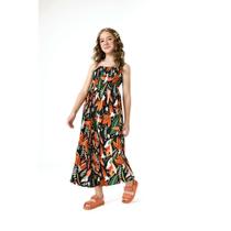 Vestido Infantil Menina Kyly Estampado Midi Verao 1001030