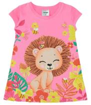 Vestido Infantil Menina Leanzinho Malha Delicate Kids