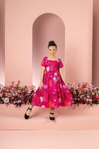 Vestido Infantil Menina Love Rosa Pink Marias Vestido Infantil Menina Love Rosa Pink Marias