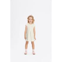Vestido Infantil Menina Malha Soft Tech Alakazoo Ref. A5306 Cor:Off WhiteTamanho:4 Vestido Infantil Menina Malha Soft Tech Alakazoo Ref. A5306 Cor:Off WhiteTamanho:4