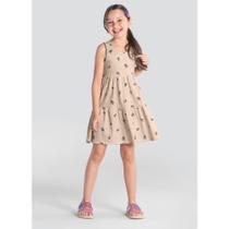 Vestido Infantil Menina Mini Flores Brandili