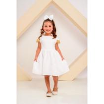 Vestido Infantil Menina Natal Ano Novo Modinha Midi Renda Coração Nas Costas Detalhado Moda Juvenil Blogueirinha Bloguei