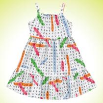 Vestido Infantil Menina Palavrinhas