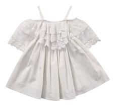 Vestido Infantil Menina Renda Batizado Casamentos Dama Honra Vestido Infantil Menina Renda Batizado Casamentos Dama Honra