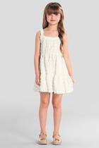 Vestido infantil menina texturizado Mundi Vestido infantil menina texturizado Mundi