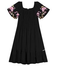 Vestido Infantil Menina Trick Nick Preto