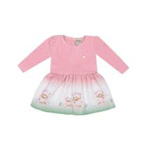 Vestido Infantil Menina Ursinha